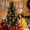 EXTSUD Set di 12 candele a LED galleggianti con telecomando bacchetta magica - candele a batteria con fiamma tremolante per decorazioni di Halloween, Natale e matrimonio