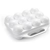 PlasticForte Plastic Forte Portauovo, Bianco, Medidas: 20 x 18,5 x 7 cm