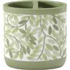 Avanti Linens - Portaspazzolino, accessori da appoggio in resina, accessori essenziali per il bagno degli ospiti (collezione Stratford, verde)