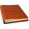 Theodore Raccoglitore in Pelle per Ricette - Per 4 Quaderni a Righe (21,6 x 27,9 cm), Compatibile con Moleskine XXL, con Tasche Laterali per le Tue Creazioni