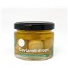 Caviaroli - Drops di Olive Verdi - Sferificazioni Gelificate di Olive Triturate - Aperitivo Gourmet Cucina Molecolare - Barattolo con 6 Perle di Olive - 170 gr.