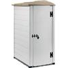 Garofalo Tuscany Evo 100 Reverso - Casetta porta attrezzi - Con porta reversibile - 82.5x122x195 cm