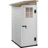 Garofalo Tuscany Evo 100 Terrace - Casetta da giardino - Con finestra e porta ad anta singola - 82.5x122.5x201 cm