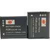 DSTE 2-Pacco Ricambio Batteria per Casio NP-150 NP150 EX-TR350 EX-TR500 EX-TR300 EX-TR15 EX-TR10 EX-TR350S
