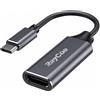 RayCue Adattatore da USB C a HDMI, adattatore 4K USB Type-C a HDMI (Thunderbolt 3/4), compatibile con MacBook Pro/Air, iPad Pro/Air, Samsung Galaxy S9/S8, Surface Book 2, XPS, Pixelboo e altri