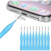 Aphumedc Kit di pulizia per telefono cellulare, mini spazzole anti-intasamento per altoparlante e ricevitore 16 Pro Max, mini strumenti multifunzionali per la rimozione della polvere per cuffie, tablet