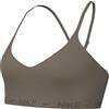 Nike W NK DF Indy LGT SPT Reggiseno Marrone Visone