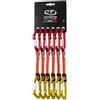 Climbing Technology 2E692FOC0SCTXXP Fly-Weight Evo Set DY Rinvio, Confezione da 6 Pezzi, Rosso/Oro