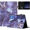 Generico DayQiQiPu Caso per Samsung Galaxy Tab A SM-T590/T595/T597 (10,5 Pollici) in pelle PU Custodia a Portafoglio Cover Ribaltabile Serie Motivo Pittura Olio con Supporto Guscio e Auto Wake/Sleep 03