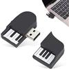 Agatige Chiavetta USB 2.0, Scheda di Memoria Portatile a Forma di Pianoforte per Archiviazione Dati, Regalo Promozionale, Flash USB per PC/Laptop/Audio per Auto (2 GB)