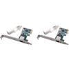 ISTOVO 2X 1000Mbps Gigabit Ethernet PCI Express PCI-e Scheda di Rete 10/100/1000M RJ45 Convertitore Adattatore LAN Controller di Rete
