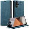 Monweicz Cover Compatibile con Redmi Note 13 Pro Plus 5G, Custodia Portafoglio con Slot per Scheda, Protezione Completa Premium in Pelle PU, Flip Libro Magnetica Note 13 Pro Plus 5G, Blu-verde