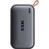 SSK 4TB Esterno SSD Portatile, velocità di trasmissione estrema fino a 1050 MB/s Unità a stato solido esterna USBC 3.2 Gen2 SSD esterno per smartphone, PS5, laptop, MacBook/Pro/Air e altro