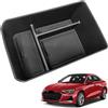 TTCR-II Compatibile con Console Centrale Scatola Portaoggetti Audi A3 8Y 2021 2022 2023 2024 2025 Console Bracciolo Organizzatore A3 8Y Central Scatola Immagazzinaggio Accessori per Auto Audi