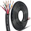 DARKGUARD Cavo per Rimorchio 13 Conduttori 0.5mm², 5M Cavo Rimorchio Filo di Rame 13 Fili 12V/24V, 13 Poli Cavo per Veicolo Auto Camper Roulotte Luci LED Agricolo, Approvato RoHs Reach