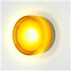 Gouzloyed Applique da Parete Interno LED Illuminazione per Interni 9W Lámpara de Pared Interno Moderna 230V Applique Camera da Letto 3000K Blanco Cálido para Pared Dormitorio Pasillo (Arancione)