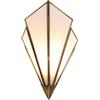 Marrakesch Marrakech - Lampada da parete per interni, 36 cm, paralume in metallo e vetro trasparente, lampada da soggiorno Varun, decorazione per la casa delle scale