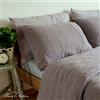 LINEN & COTTON Federa per Guanciale ALICIA in Lino Lavato (Stonewashed) - 50 x 70cm (Taupe)