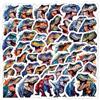 Huaxintoys 50 Pezzi Dinosauri Adesivi, Dinosauri Adesivi Stickers, Impermeabili Vinile Adesivi per Bambini Adulti Bicicletta Casco Skateboard Bottiglie d'Acqua Bagagli, Dinosauro Adesivi a Tema