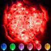 NAMIS 100 luci per palloncini, mini palloncini a LED, luci rosse, impermeabili, per matrimoni, compleanni, feste, Natale