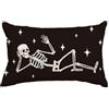 Artoid Mode Federa decorativa per cuscino per Halloween, 30 x 50 cm, motivo: stelle scheletrate