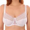 Liv Lingerie Gemm, reggiseno con ferretto, copertura a coppa piena, per taglie forti e regolari, tenuta salda, grazioso ed elegante, senza imbottitura, per donne con delicato bordo in pizzo a pois