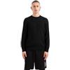 Armani Exchange Wool Mix-Maglione con Dettaglio a griglia, Nero, S Uomo