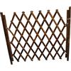 AWHAO Cancelletto per Cani in Legno Espandibile, Pieghevole per Porta, Protezione, Retrattile, Protezione per Scale per Esterni E Interni, Prato, Giardino, io