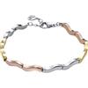 Viceroy Bracciale 75364P01019 acciaio inossidabile tricolore da donna