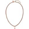 Purelei® Collana Droplet - Doppia catena goccia - Regolabile 40-45 cm - Oro 18 K - Acciaio inossidabile - Look a strati - Ciondolo rimovibile