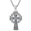 JFASHOP Collana celtica in argento sterling 925, con nodo celtico, per cremazione, gioiello commemorativo vintage, amuleto, gioiello per uomo, figlio, ragazzo, donna, uomo, unisex, Argento sterling