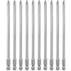 QUARKZMAN 10Pz #2 Punte Cacciavite Phillips PH2 1/4 Gambo Esagonale 6 (150mm) Lungo Acciaio S2 Magnetiche Inserti per Avvitatore per Cacciavite Elettrico Punte Trapano 0.197 (5mm) Asta