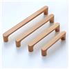 KOVNISE Armadietti In Legno Massello di Faggio Colore Legno Originale Stile Semplice e Moderno per Armadietti Porte Cassetti Cassettiere (2, 96MM)