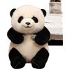 Generic Peluche Panda Gigante per Adulti - Simpatico Orsetto Panda Bianco e Nero Morbido Cuscino di Peluche per Arredamento Camera da Letto, Regali, Ragazzi e Ragazze, Ottimo per Dormire e Abbracciarsi