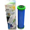 Prime Inventions Cartuccia filtro acqua EM Premium D con ceramica EM | con ceramica EM | appositamente adatta per waffer veribeler | migliore sapore dell'acqua | Comptibel con carbonite SANUNO & Vario HP | AquaAvanti