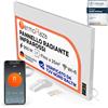 Termoplaza Termoconvettore Elettrico WiFi Da Parete o in Piedi 25 m² - 950 Watt Stufetta Elettrica Basso Consumo - Termosifoni Moderni Infrarossi - Pannello Radiante Infrarossi Termosifone Elettrico