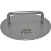 OXNFEIA® Smasher - Pressa per hamburger in acciaio inox (Ø 14 cm) - Burger Smasher ideale per patties, carne, panini e molto altro ancora, pressa per hamburger Smash, complemento perfetto per barbecue