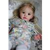 RXDOLL Bambole rinate di grandi dimensioni per bambine da 66 cm, realistiche, in tessuto, per bambini dai 3 anni in su, o collezionisti