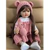 LFdolls Bambole Reborn 22 pollici 55 cm Bambole Reborn Femmine Morbido Silicone Vinile Ragazzi E Ragazze Regalo Giocattolo Reborn Bambola Femmina Morbido Adatto Per 3 Anni +
