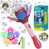 Bombble Bolle di sapone elettrico, per bambini, 10000+ bolle, con soluzione per bolle di sapone/batteria/luce per regalo/attività all'aperto, feste, matrimoni, bolla di sapone