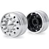 AXSPEED Mozzi ruota anteriore in metallo per Tamiya 1/14 rimorchio trattore arrampicata RC camion upgrade, 2 pezzi/set (Hex Hub)