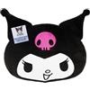 Get Trend Hello Kitty Sanrio Kuromi Cuscino Morbido Giocattolo Personaggi per Bambini Adulti, 3D Peluche Kawaii, Cuscini Decorativi Letto e Divano (Nero Kuromi, L36 x W28)