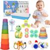 Dazhshun Giocattolo per bambini per 6 mesi a 3 anni, Montessori Giochi Baby Eveil,Giocattolo sensoriale 7 in 1 uova da abbinare, giochi regalo per bambina ragazzo 6 9 12 mesi 1 2 3 anni