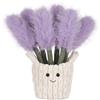 Apricot Lamb Cesto di fiori di lavanda, peluche per bambini, morbido e carino, per bambine e ragazzi, lavanda, lilla, 26 cm