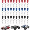 FICOFISE 30 clip per carrozzeria RC con linguette a strappo, spilla RC, in acciaio inox RC, clip per carrozzeria Bent Springy, clip per auto RC per telecomando 1/14 1/16 1/18