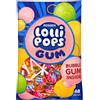 Roshen Lolli Pops Gum, Mix di Lecca-Lecca alla Frutta con Gomma da masticare al Interno, Multicolore, Confezione da 48 Pezzi, 920g