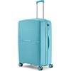 Ciak Roncato Cosmo Trolley Grande Mosaic Blue - Valigia Rigida in Polipropilene Leggero con 4 Ruote e Chiusura TSA - Bagaglio L Misure: 49x74x30-33cm