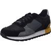 Geox U Ponente A, Sneakers Uomo, Nero Grigio Black Anthracite, 42 EU