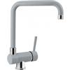 Plados NOVOMIX-41 Miscelatore cucina monocomando con canna pieghevole per sottofinestra modello NOVOMIX finitura 41 ULTRAMETAL ALLUMINIO