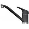 Plados PLUSMIX-70 Miscelatore cucina monocomando con canna a tubo PLUSMIX finitura 70 MICROULTRAGRANIT NERO MATT